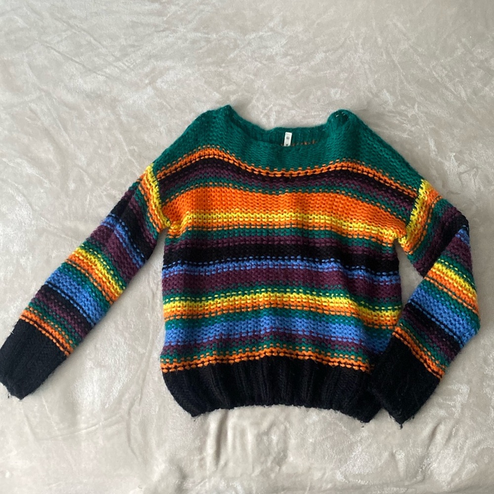 Oversized knit sweater
